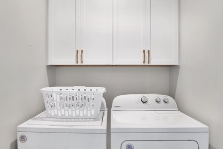 Full size washer and dryer