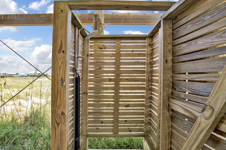 Outdoor shower