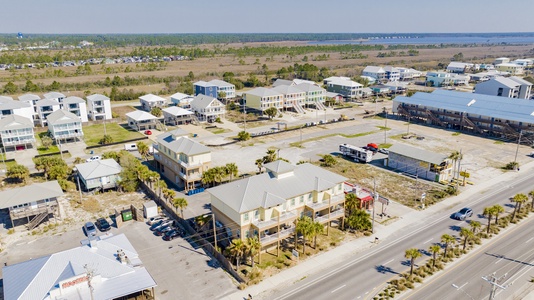 The Quadplex is the building that runs parallel to East Beach Blvd