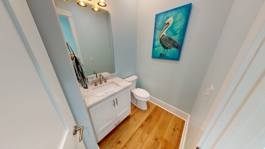 3rd floor powder room