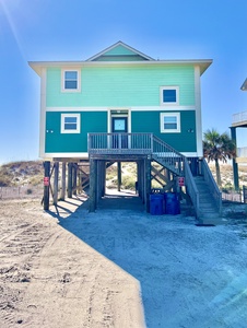 Covered parking for 1-2 vehicles and room for 4 in the driveway