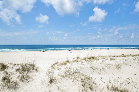 Located directly on the beach in Gulf Shores