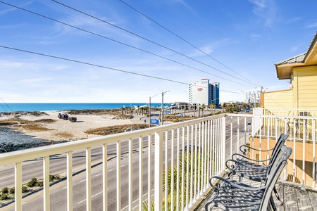 Beautiful Gulf views from bedroom 2