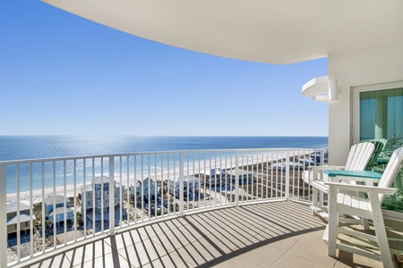 Balcony access from the living area