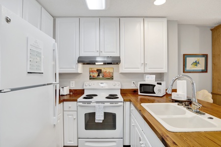 Kitchen in downstairs apartment