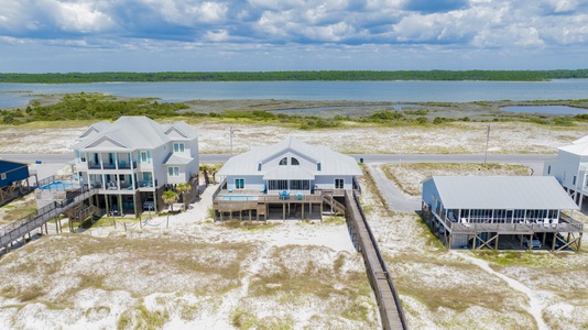 Sand Dollar can sleep up to 18 people and Little Lagoon is across the street