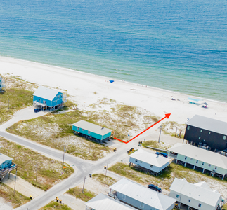 Home sits directly on the Gulf. Please use public beach access to protect the dunes.