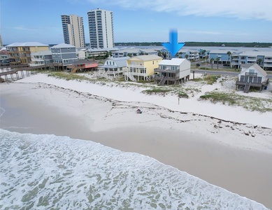 All Tide Up- a direct beachfront home in the desirable West Beach area of Gulf Shores!!