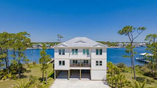 This luxury 7 bedroom home is located on Cotton Bayou