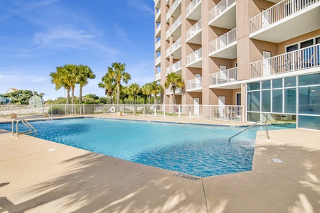 2nd community pool near the condo buildings