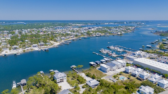 Prime location in Orange Beach with easy access by boat to all of the popular islands and fishing spots