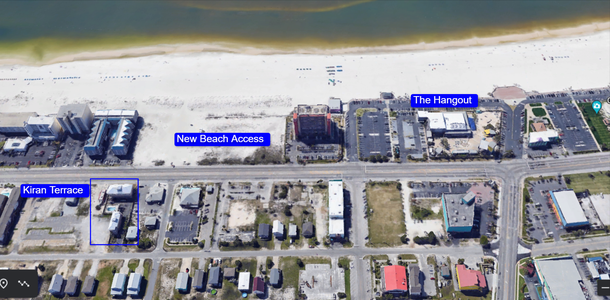 Beach access map