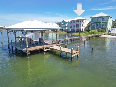 The Waterfront is close to the community pier