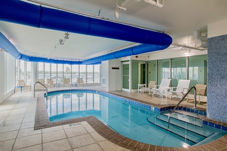 Indoor community heated heated pool