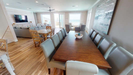 Large Dining Table with seating for 12
