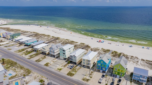 Miles of white sandy beach