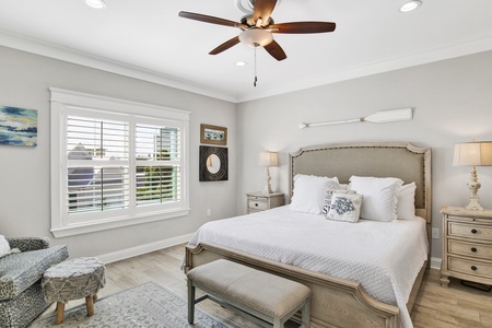 Bedroom 2, located on the 2nd floor has a private bathroom