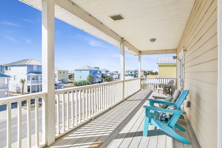 Balcony accessible from the master bedroom