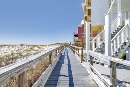 Boardwalk to beach