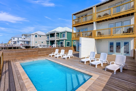 Shared saltwater pool