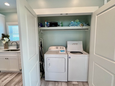 Full size washer and dryer