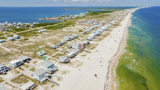 Nestled between The Gulf and Mobile Bay in Fort Morgan