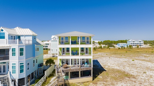 Access the community boardwalk right off the balcony