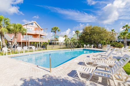 Only steps away from the community pool