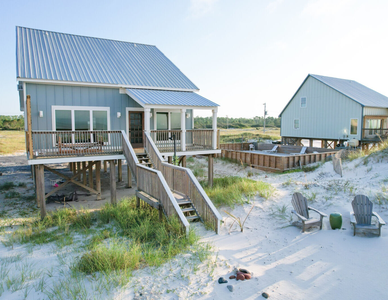 Direct beachfront home