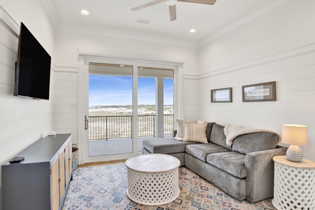 2nd living room with balcony access
