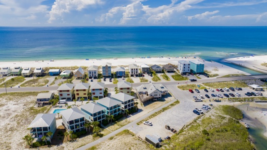 Easy beach access and stunning lagoon views