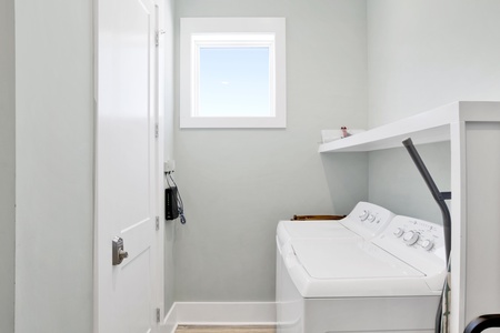 Full size washer and dryer in the pantry on the 1st floor