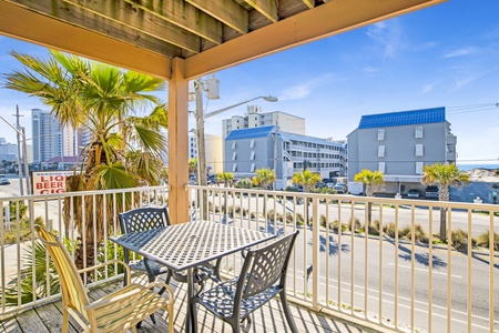 Stunning views from the covered deck