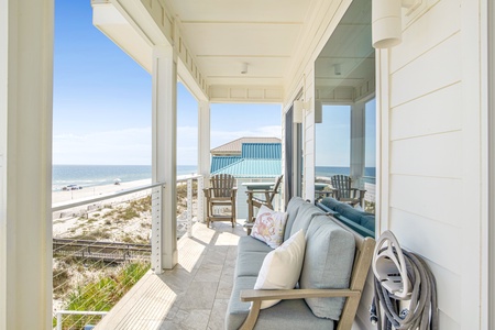 Private balcony off of the Master suite