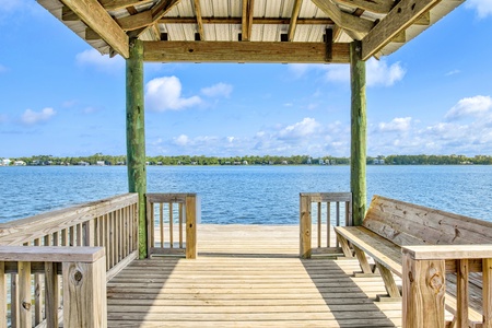Private pier, perfect for fishing!