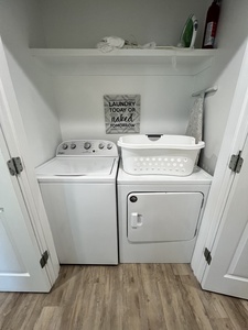 Laundry room located on 2nd floor