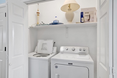 Washer/Dryer located on the 1st floor