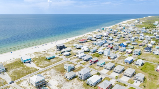 Miles of blue water and white sand