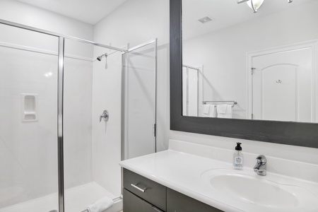 Private Master Bath with a walk-in shower