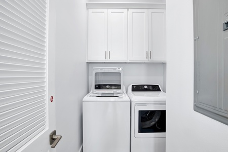 Summertime Blues II- 1st floor washer and dryer