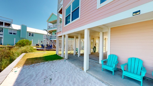 Room to spread out and play games, sit in the shade and enjoy the views