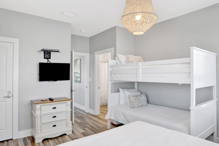 Bedroom 3 offers a TV and private bathroom