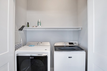 Full size washer and dryer