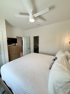 Bedroom 7 offers a TV and King bed, sleeps 2
