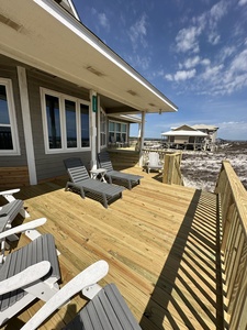 Stunning Gulf views from the deck of Tranquility Base