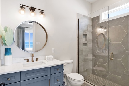 Private bathroom for bedroom #5 with a walk-in shower