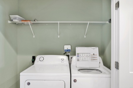 Full size washer and dryer