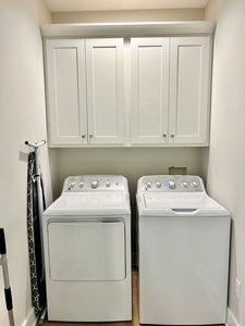 Full size washer and dryer