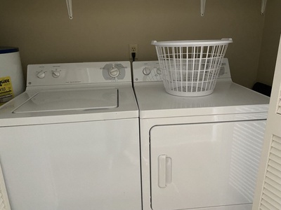 Full size washer and dryer