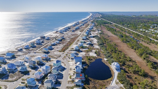 The Morgantown community on the Ft Morgan peninsula